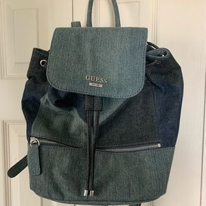 Cute denim guess mini backpack
